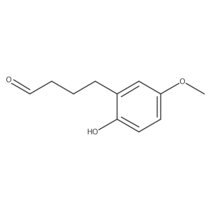 4-(2-Hydroxy-5-methoxyphenyl)butanal Structure