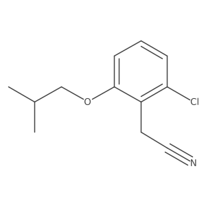 2-(2-Chloro-6-isobutoxyphenyl)acetonitrile结构式