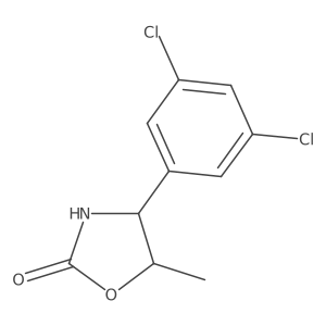 2-Oxazolidinone, 4-(3,5-dichlorophenyl)-5-methyl-结构式