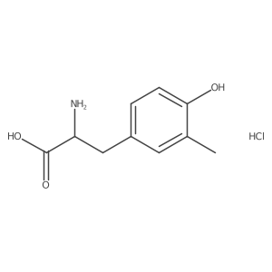 (S)-2-Amino-3-(4-hydroxy-3-methylphenyl)propanoic acid hydrochloride Structure