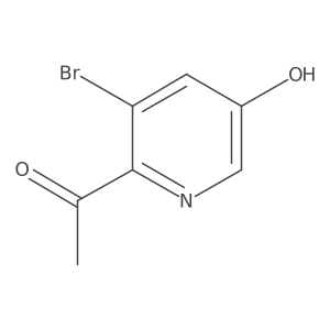 1-(3-Bromo-5-hydroxypyridin-2-yl)ethanone Structure
