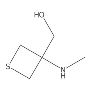[3-(Methylamino)thietan-3-yl]methanol Structure