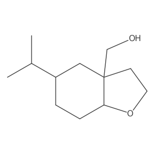 [5-(Propan-2-yl)-octahydro-1-benzofuran-3a-yl]methanol Structure