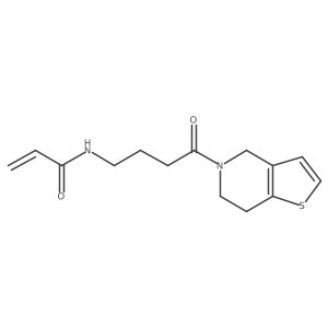 N-(4-oxo-4-{4H,5H,6H,7H-thieno[3,2-c]pyridin-5-yl}butyl)prop-2-enamide Structure