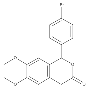 1-(4-bromophenyl)-6,7-dimethoxy-isochroman-3-one Structure