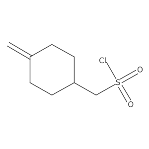(4-Methylidenecyclohexyl)methanesulfonyl chloride Structure