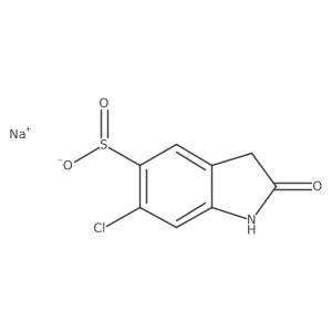 sodium 6-chloro-2-oxo-2,3-dihydro-1H-indole-5-sulfinate Structure