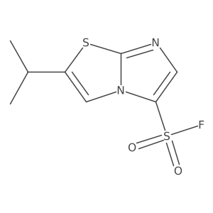 2-(Propan-2-yl)imidazo[2,1-b][1,3]thiazole-5-sulfonyl fluoride结构式