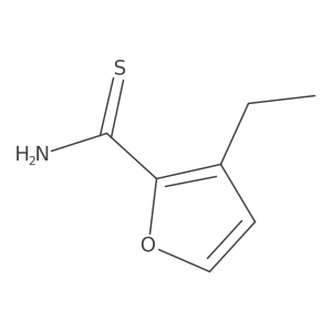 3-Ethylfuran-2-carbothioamide结构式