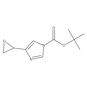 tert-butyl 4-[(2R)-oxiran-2-yl]-1H-imidazole-1-carboxylate结构式