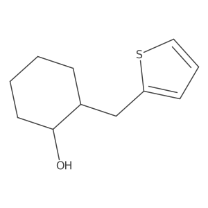 rac-(1R,2S)-2-[(thiophen-2-yl)methyl]cyclohexan-1-ol Structure