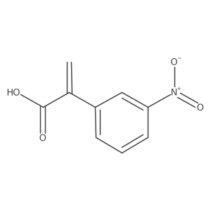 2-(3-Nitrophenyl)prop-2-enoic acid结构式