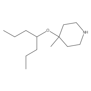 4-(Heptan-4-yloxy)-4-methylpiperidine结构式