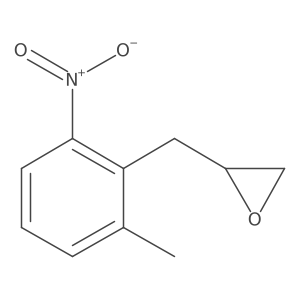 2-[(2-Methyl-6-nitrophenyl)methyl]oxirane Structure