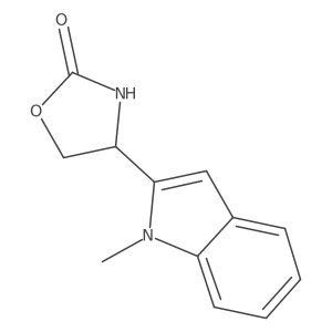 4-(1-methyl-1H-indol-2-yl)-1,3-oxazolidin-2-one Structure