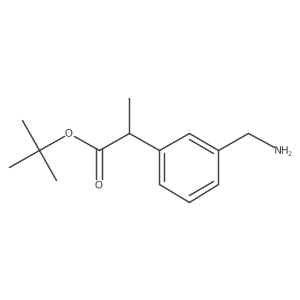 Tert-butyl 2-[3-(aminomethyl)phenyl]propanoate Structure