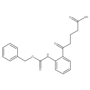 5-(2-{[(Benzyloxy)carbonyl]amino}phenyl)-5-oxopentanoic acid结构式