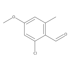 2-Chloro-4-methoxy-6-methylbenzaldehyde结构式