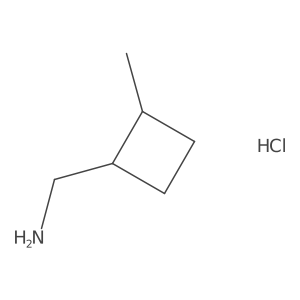 (2-Methylcyclobutyl)methanamine;hydrochloride Structure
