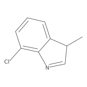 7-chloro-3-methyl-3H-indole结构式