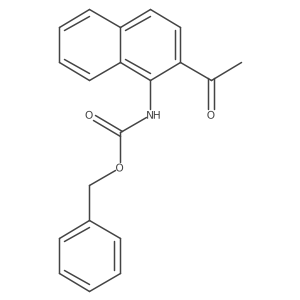 benzyl N-(2-acetylnaphthalen-1-yl)carbamate Structure