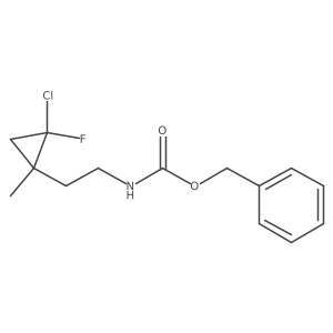 benzyl N-[2-(2-chloro-2-fluoro-1-methylcyclopropyl)ethyl]carbamate Structure