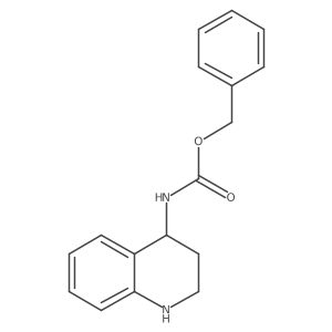 benzyl N-[(4R)-1,2,3,4-tetrahydroquinolin-4-yl]carbamate结构式