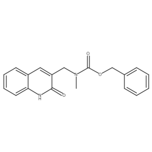 benzyl N-[(2-hydroxyquinolin-3-yl)methyl]-N-methylcarbamate结构式