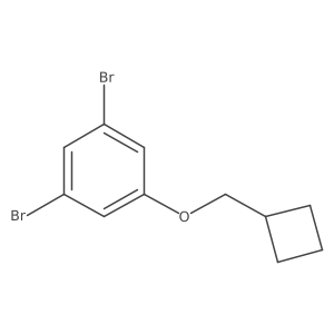 1,3-Dibromo-5-(cyclobutylmethoxy)benzene Structure
