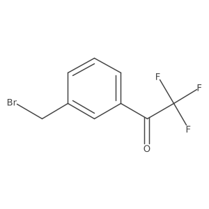 1-[3-(Bromomethyl)phenyl]-2,2,2-trifluoroethan-1-one Structure