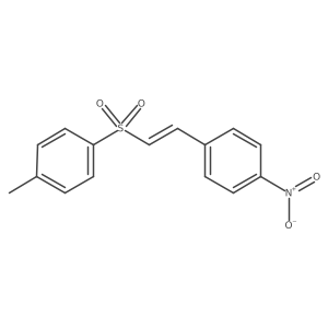 1-[(E)-2-(4-methylphenyl)sulfonylvinyl]-4-nitrobenzene Structure
