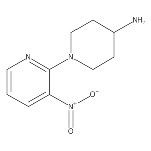 1-(3-Nitropyridin-2-YL)piperidin-4-amine Structure