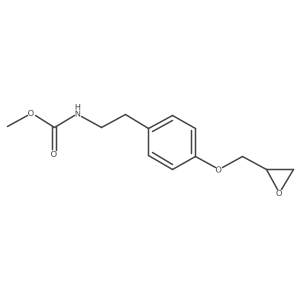 Methyl (4-(oxiran-2-ylmethoxy)phenethyl)carbamate Structure