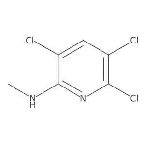 3,5,6-Trichloro-N-methyl-2-pyridinamine结构式