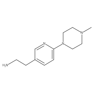 2-[6-(4-Methyl-piperazin-1-yl)-pyridin-3-yl]-ethylamine结构式