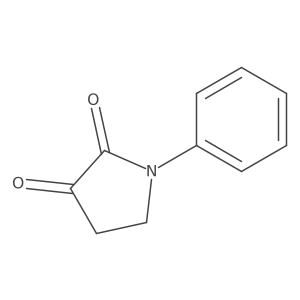 1-Phenylpyrrolidine-2,3-dione Structure