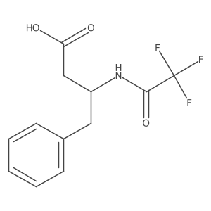 4-Phenyl-3-[(2,2,2-trifluoroacetyl)amino]butanoic acid Structure