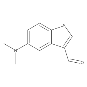 5-Dimethylamino-benzo[b]thiophene-3-carbaldehyde Structure