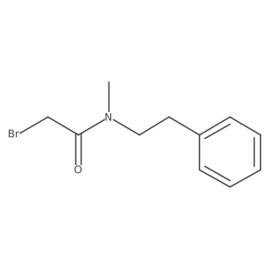 N-methyl-N-phenethyl-2-bromoacetamide结构式