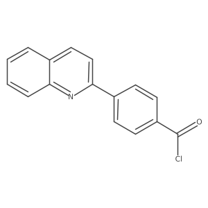 4-(2-Quinolinyl)benzoyl chloride结构式