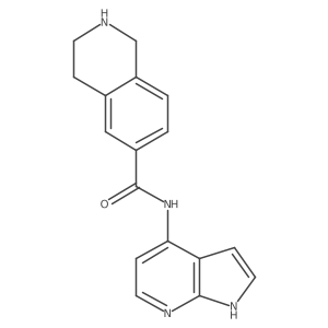 N-(1H-pyrrolo[2,3-b]pyridin-4-yl)-1,2,3,4-tetrahydroisoquinoline-6-carboxamide结构式