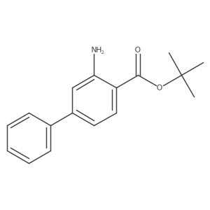 Tert-butyl 2-amino-4-phenylbenzoate结构式