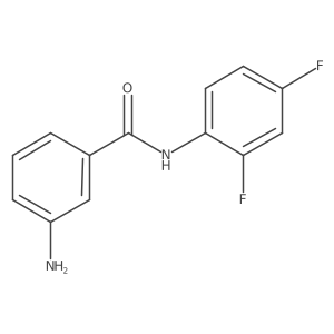3-amino-N-(2,4-difluorophenyl)benzamide Structure