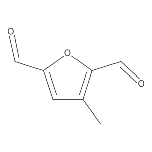 3-Methylfuran-2,5-dicarbaldehyde Structure