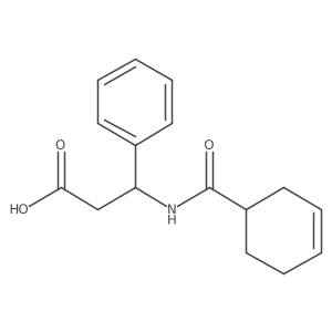 I(2)-[(3-Cyclohexen-1-ylcarbonyl)amino]benzenepropanoic acid结构式
