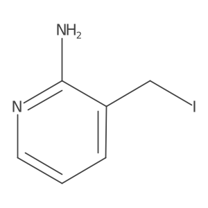 3-(Iodomethyl)-2-pyridinamine结构式