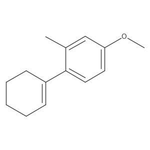 1-(Cyclohexen-1-yl)-4-methoxy-2-methylbenzene结构式