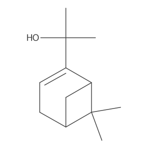 2-{6,6-Dimethylbicyclo[3.1.1]hept-2-en-2-yl}propan-2-ol结构式