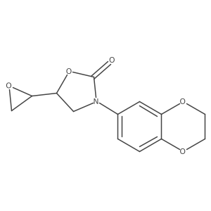 3-(2,3-Dihydro-benzo[1,4]dioxin-6-yl)-5-oxiranyl-oxazolidin-2-one结构式