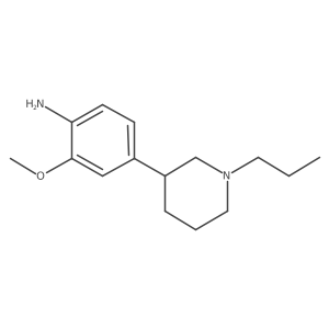 2-(Methyloxy)-4-(1-propyl-3-piperidinyl)aniline Structure